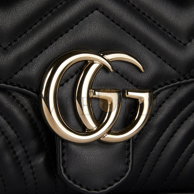 G*u*i gg marmont mini top handle bag 811238 (17*13*6cm)